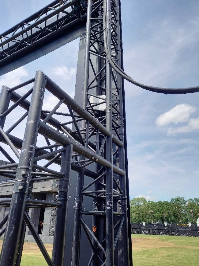 Capteur Nextent installé sur une structure du festival